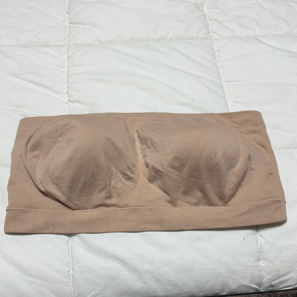 Elegant Nude Bandeau Bra